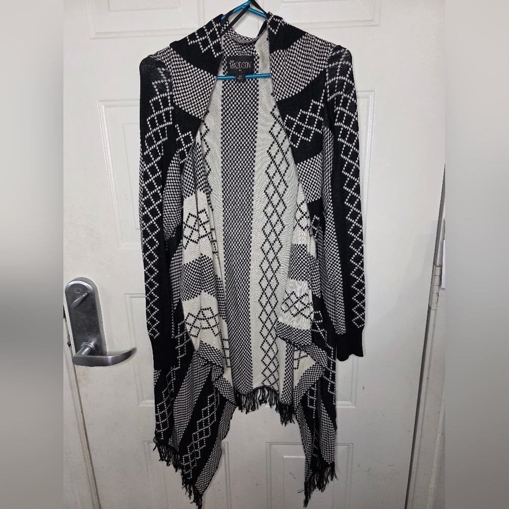 Mia Maddison Waterfall Open Front Cardigan‎ Sweater Women's Size 2X
